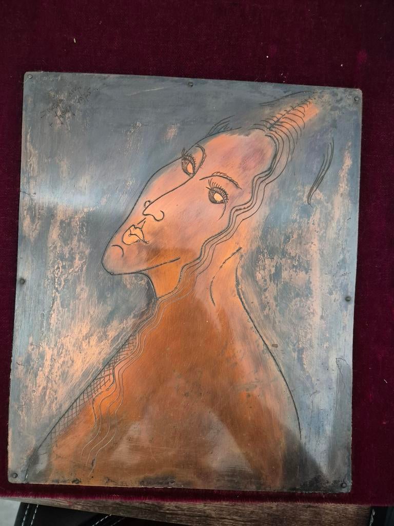 œuvre d'art en cuivre, Antiquités & Art, Enlèvement