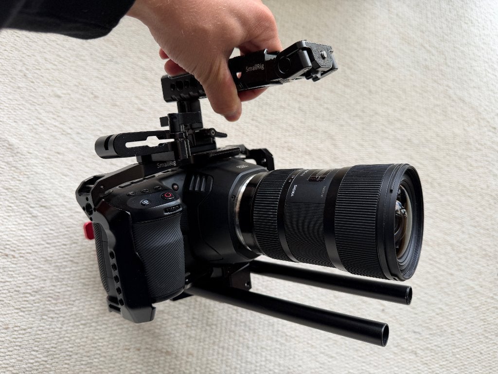 Blackmagic Pocket Cinema Camera 6K - Complete set (sigma), TV, Hi-fi & Vidéo, Blackmagic, Appareil photo, Enlèvement, Comme neuf