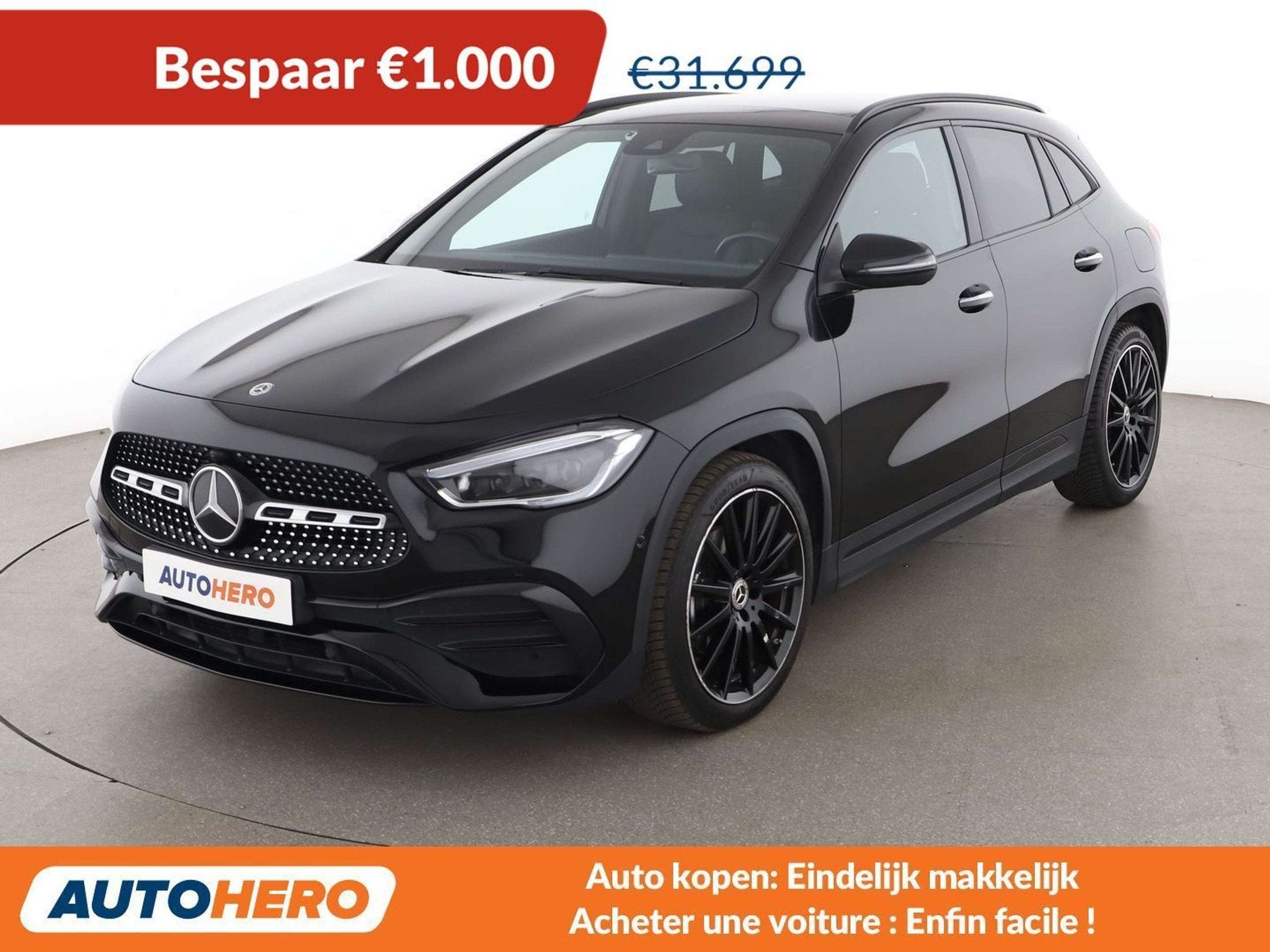Mercedes-Benz GLA 200 GLA 200 d AMG Line (bj 2022), Auto's, Gebruikt, Leder, 150 pk, SUV of Terreinwagen