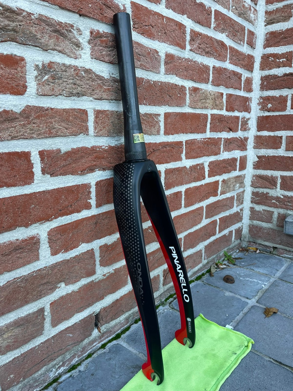 Pinarello Dogma F10 voorvork (velgrem), Fietsen en Brommers, Fietsonderdelen, Ophalen, Gebruikt, Voorvork, Racefiets