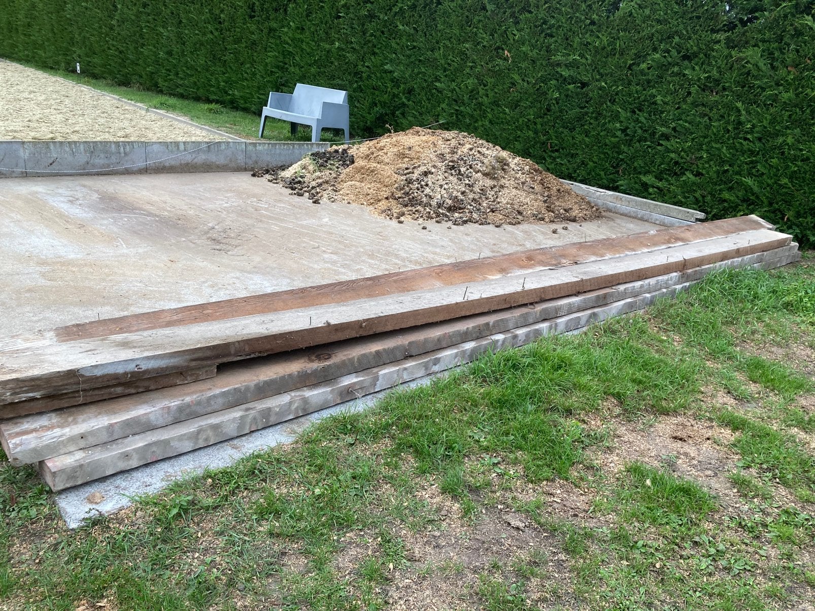 6balken 6meter lang 23cm , 7mm, Doe-het-zelf en Bouw, Ophalen, Gebruikt, Hout, Minder dan 20 mm