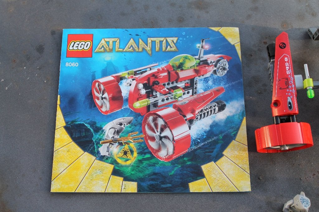 Lego 8060 Atlantis Typhoon Turbo Sub, Enlèvement ou Envoi, Lego, Ensemble complet, Comme neuf