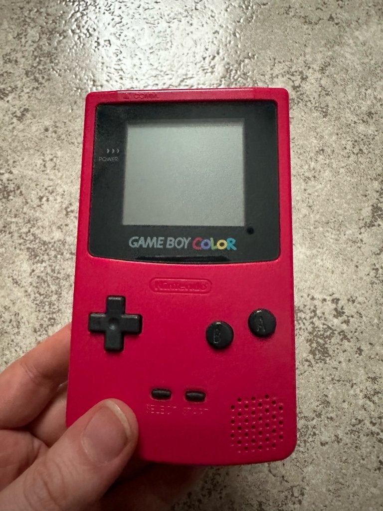 Nintendo Game Boy Color Berry (roze) - werkend, Consoles de jeu & Jeux vidéo, Enlèvement, Utilisé, Game Boy Color