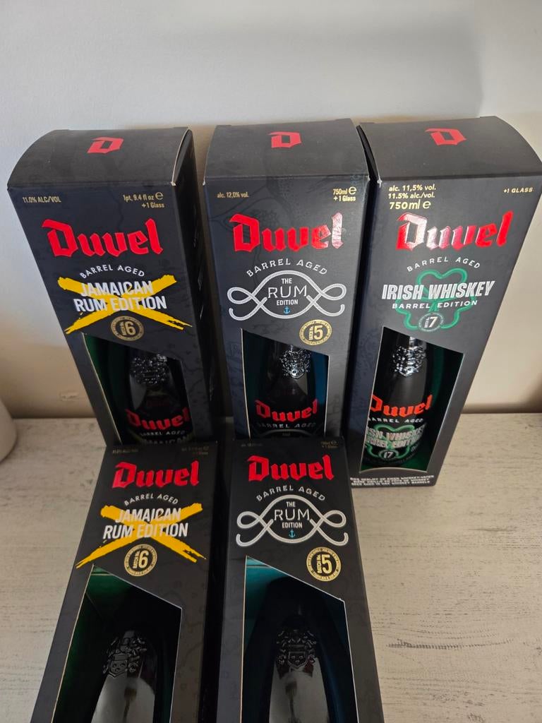 7x duvel barrel aged te koop., Verzamelen, Ophalen, Duvel
