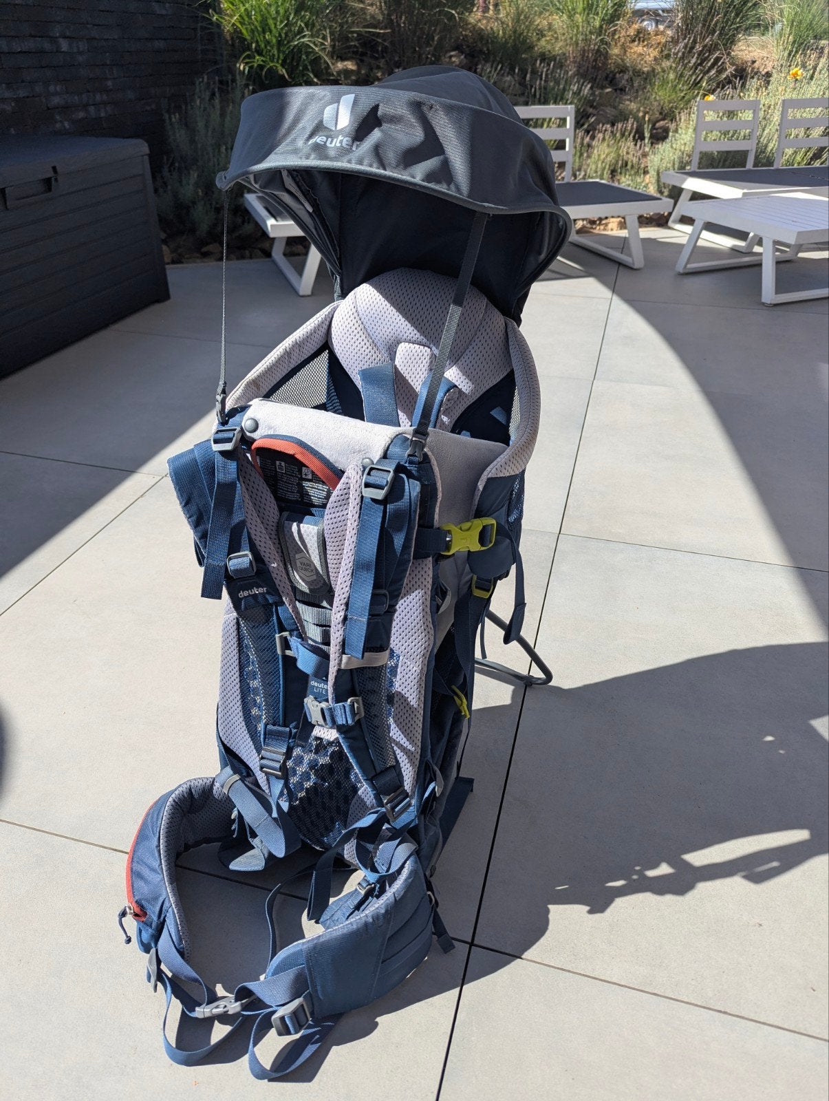 Draagtas voor baby's, Deuter Kid Comfort active, Kinderen en Baby's, Gebruikt, Rug, Draagzak, Ophalen