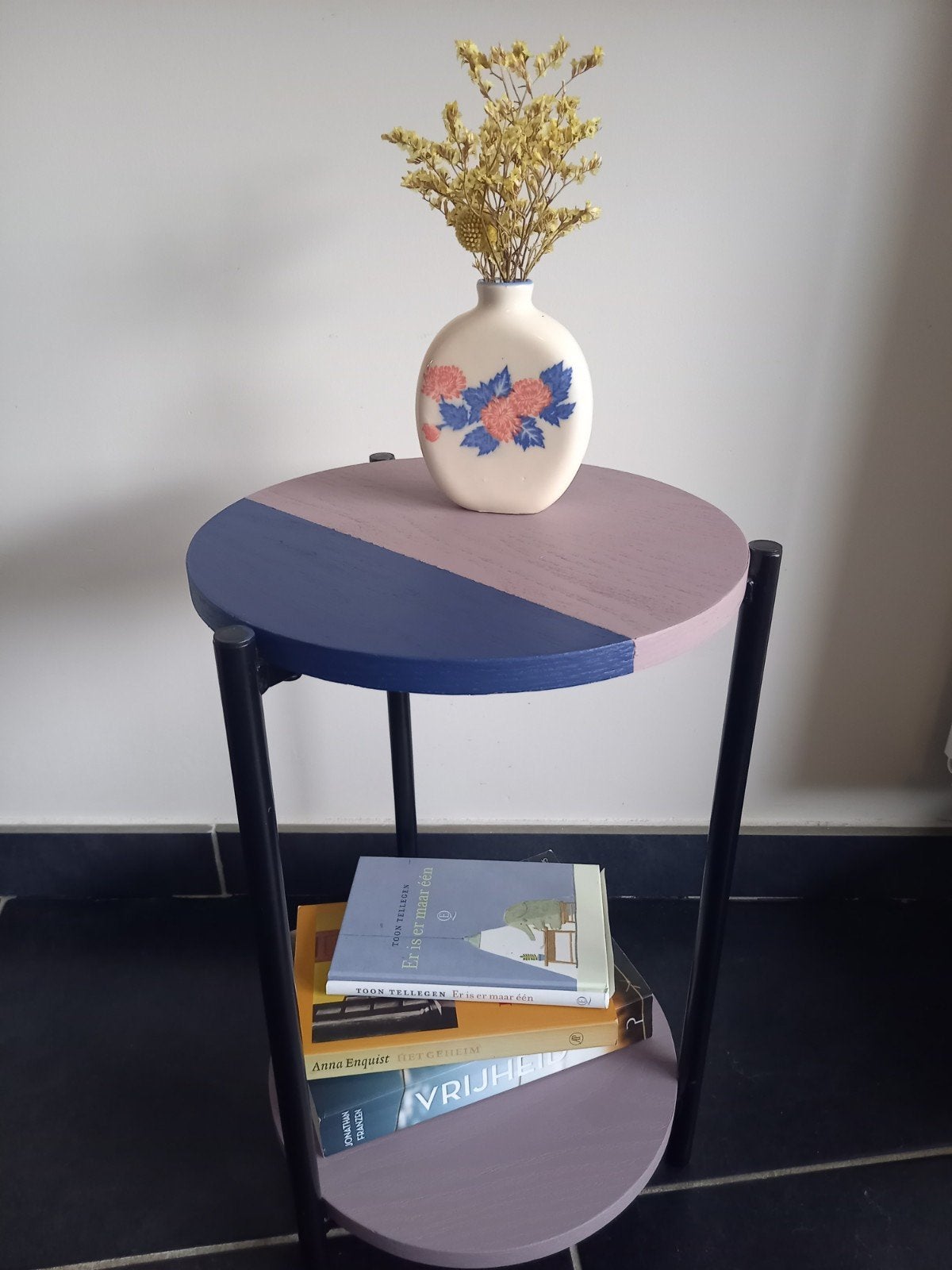 Uniek Restyled Bijzettafeltje / Plantentafel, Ophalen of Verzenden