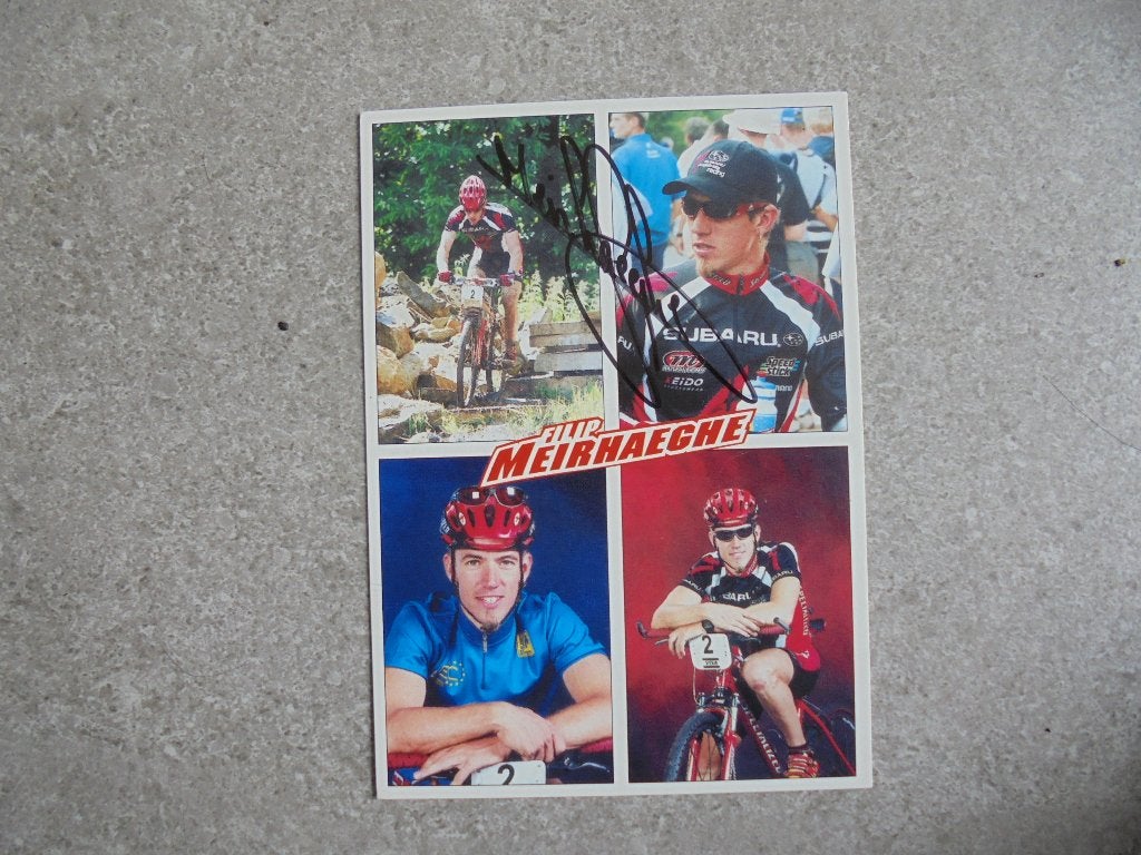 Gehandtekende foto Filip Meirhaeghe, Verzenden, Foto