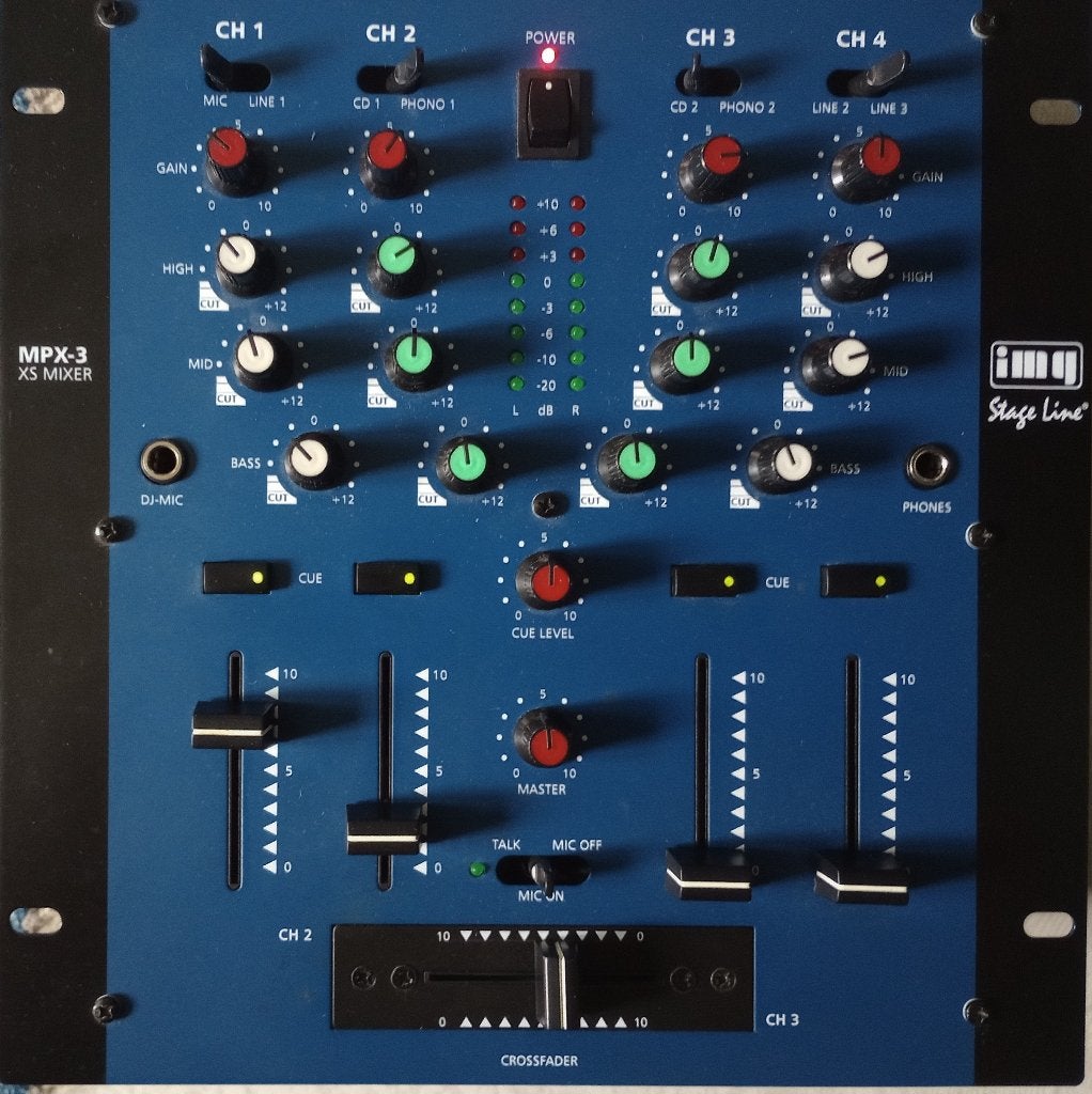 MPX-3 mengpaneel stageline, Enlèvement, Comme neuf, Moins de 5 canaux, Entrée micro