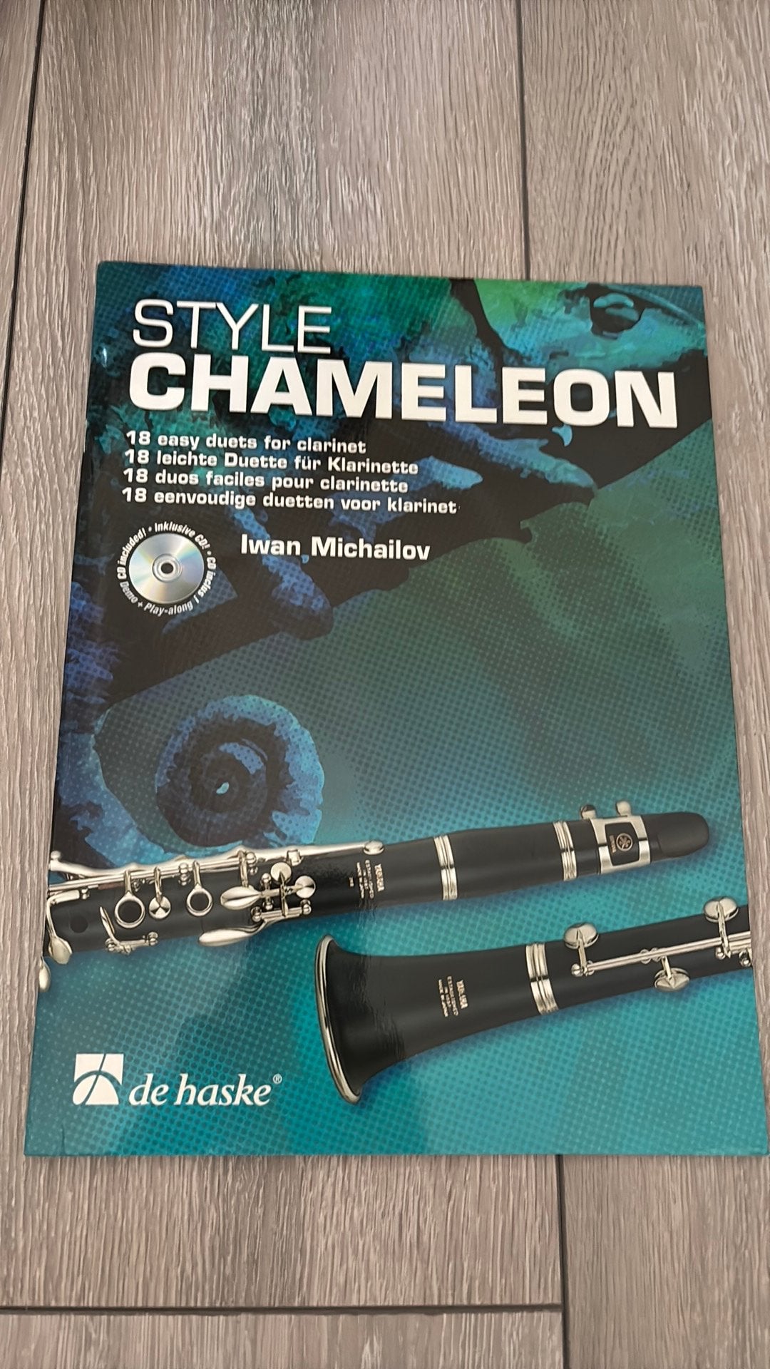 Bladmuziek klarinet - duetten, Ophalen of Verzenden, Zo goed als nieuw, Instrument