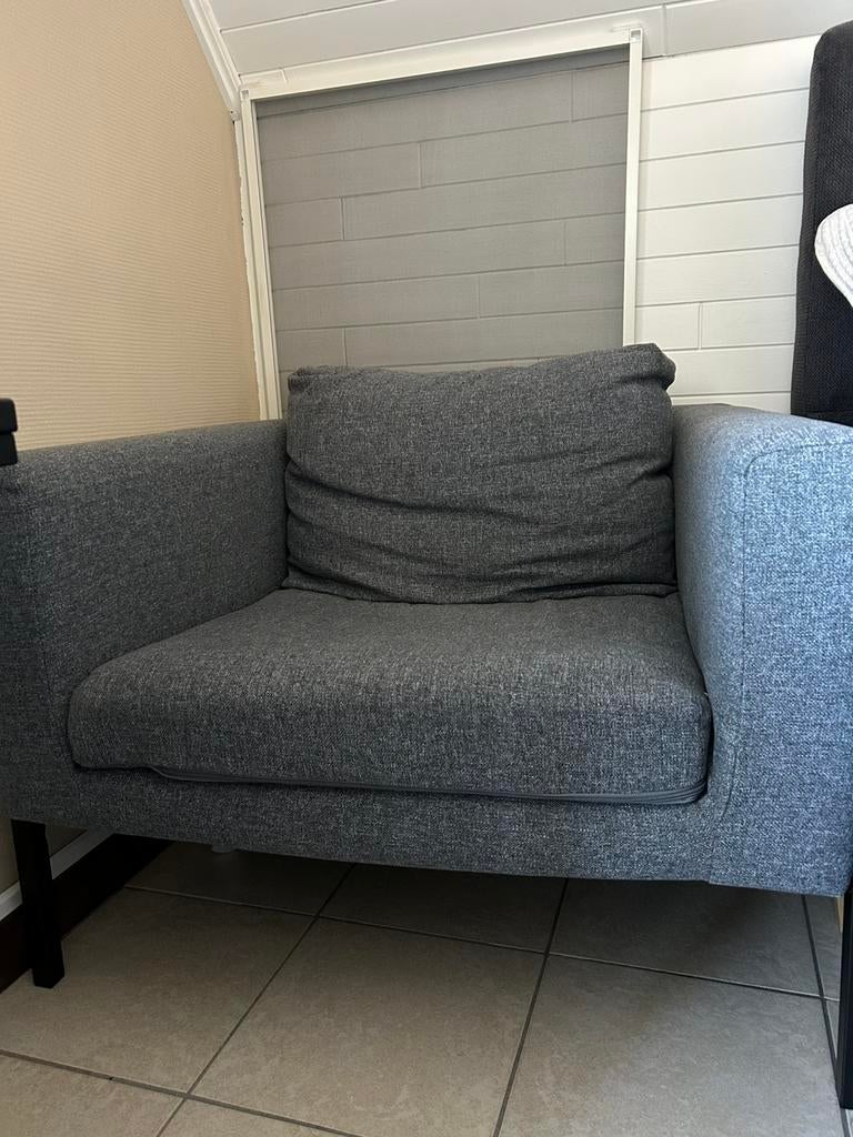 Grijze eenzit, Moins de 75 cm, Banc d'angle, Moins de 150 cm, Enlèvement