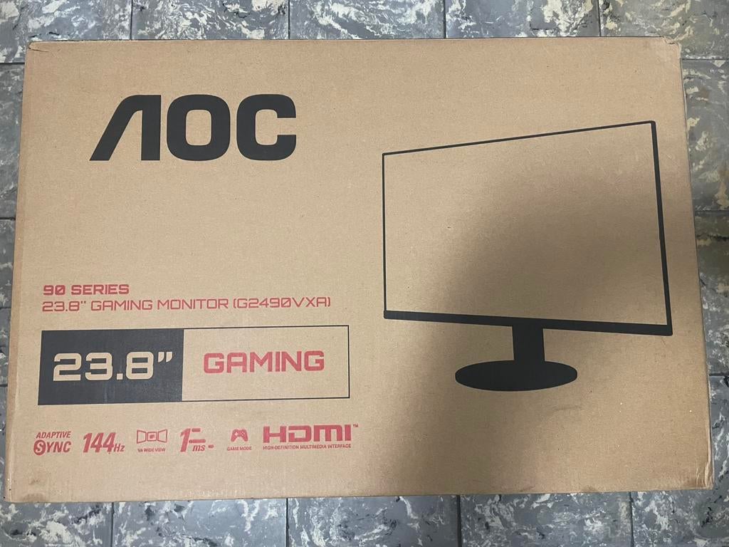 AOC 23,8" 144Hz Gaming Monitor, Gaming, HD, IPS, Comme neuf