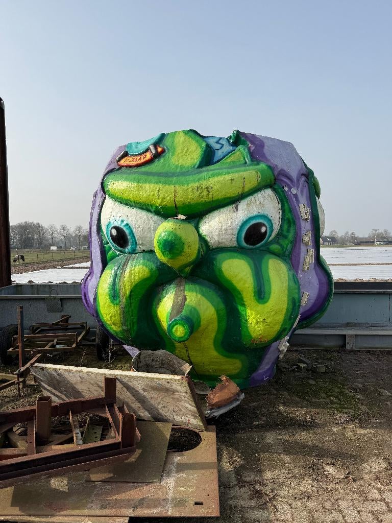 polyester carnavalswagen poppen, Enlèvement, Utilisé, Article de fête