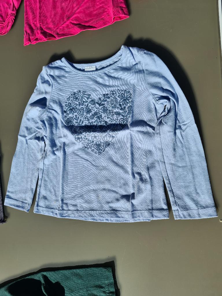 licht blauwe longsleef, longsleeve, t-shirt, 98, Kinderen en Baby's, Kinderkleding | Maat 98, Ophalen, Zo goed als nieuw