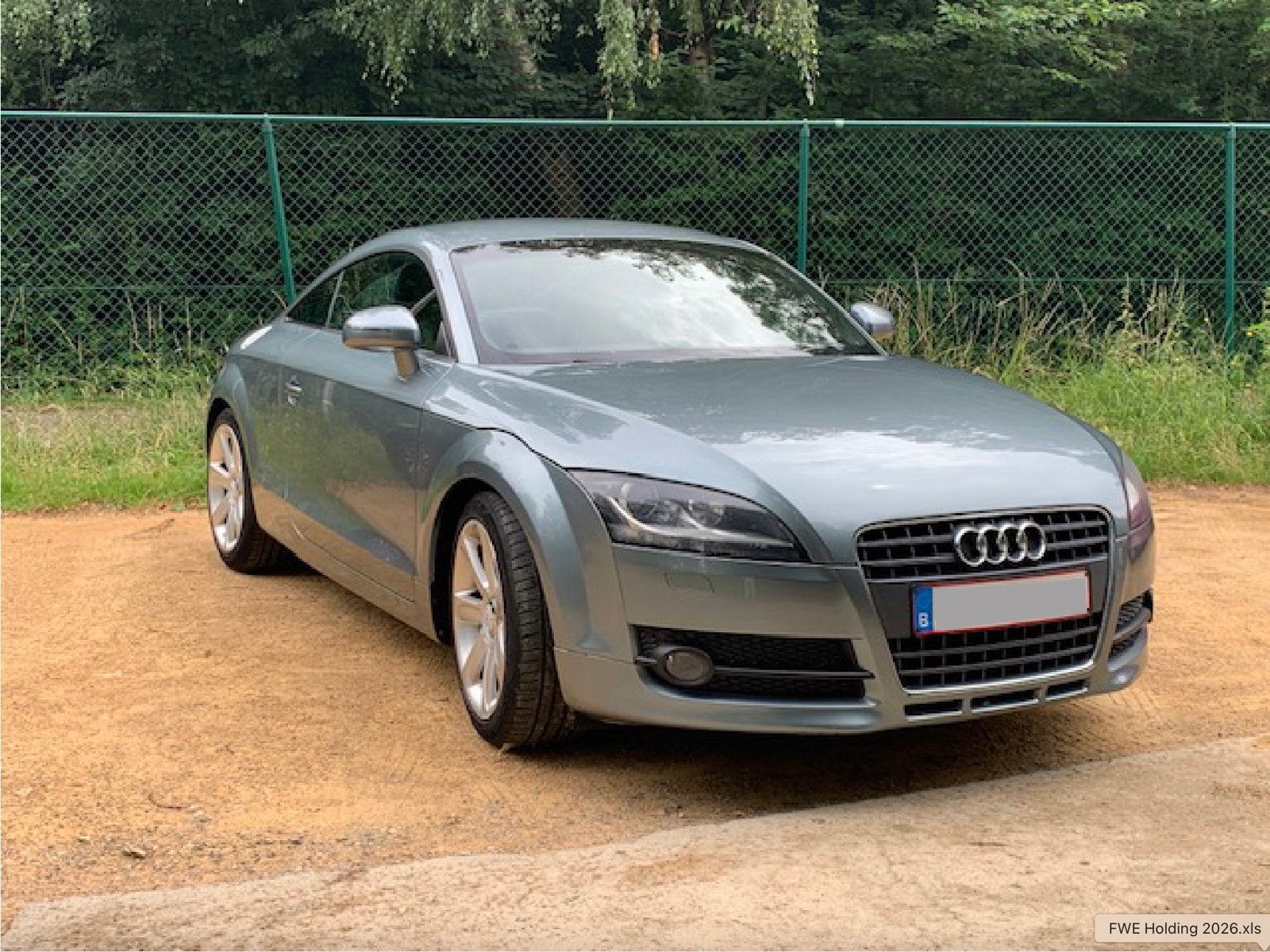 Te koop goed onderhouden Audi TT. Grijs/groen van kleur, Auto's, Audi, Particulier, TT, Airbags, Airconditioning, Centrale vergrendeling