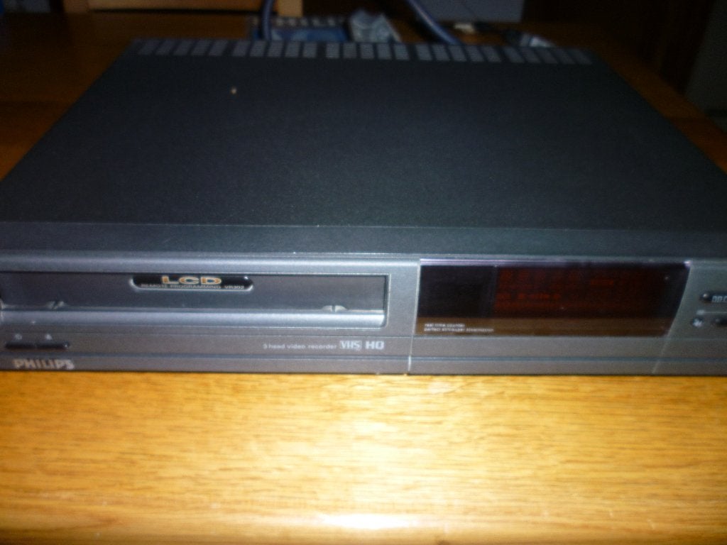 Lecteur VHS Philips – ne s’allume plus (lot complet), Audio, Tv en Foto, DVD spelers, Ophalen, Niet werkend, Philips