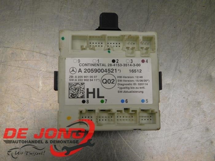 Module verrouillage central des portes d'un Mercedes GLC-Kla, 3 mois de garantie, Utilisé, -, -