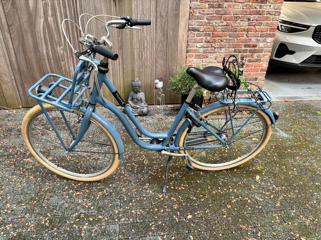 Damesfiets Frappe, Fietsen en Brommers, Velgrem, Versnellingen, Zo goed als nieuw, 0 zitjes