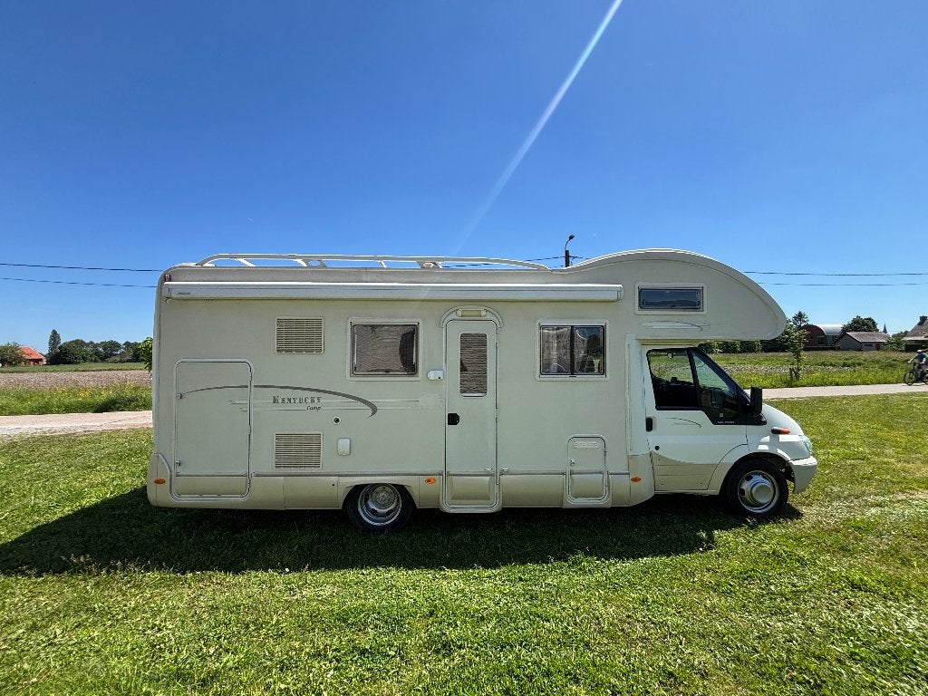 Ford Transit 2.4TD Kentucky avec double airco  permis B, 6 à 7 mètres, Siège standard, Boîte manuelle, ABS