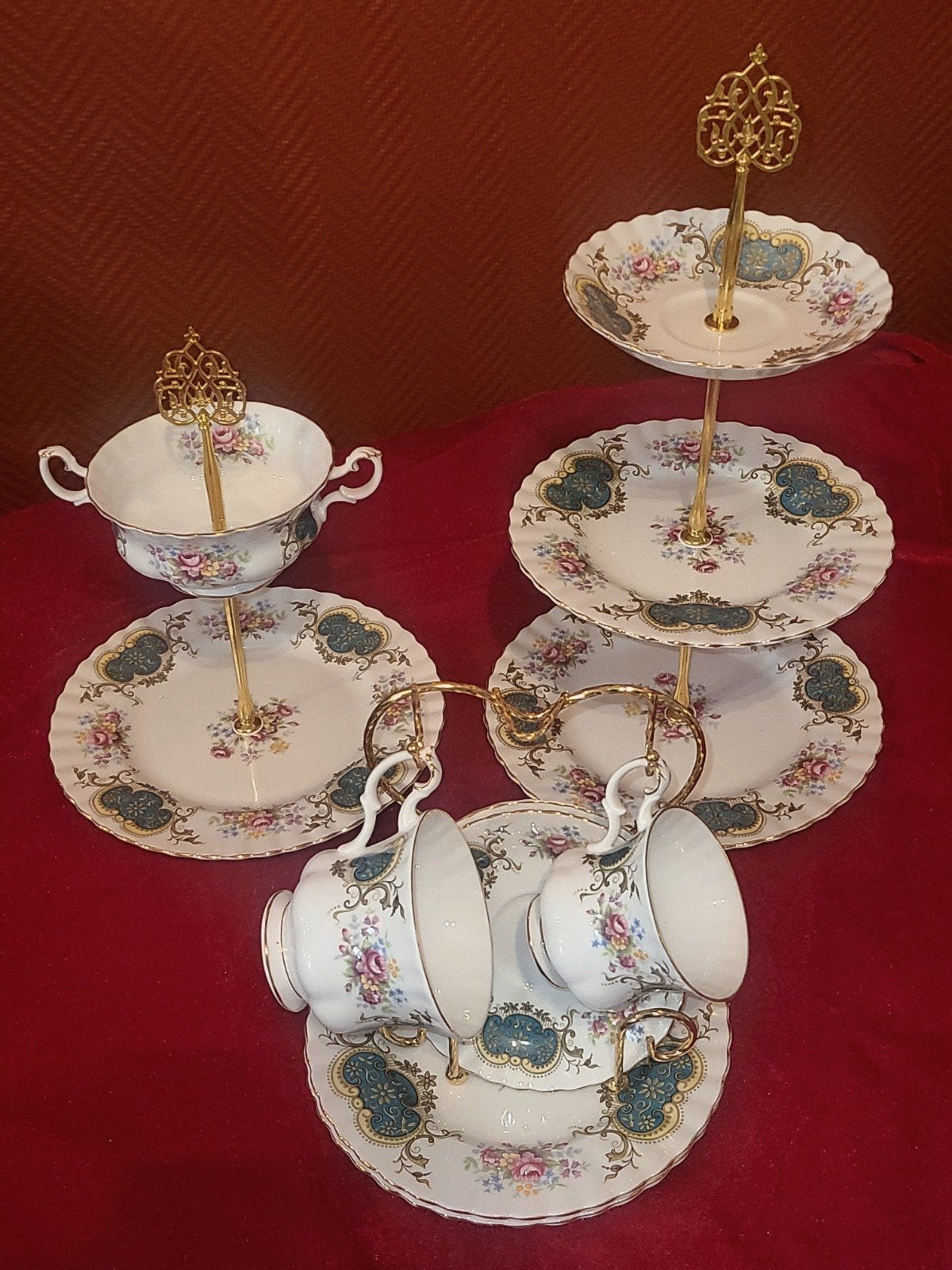Ontbijtset Royal Albert "Berkeley", Ophalen of Verzenden, Royal Albert, Klassiek