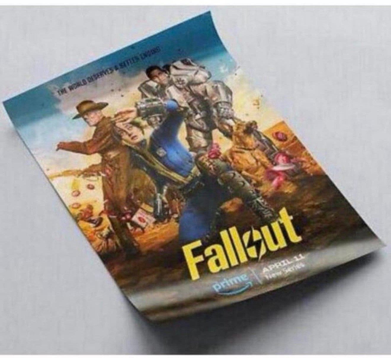 Nieuw Fallout poster - Prime video tv serie amazon 59x42cm, Verzamelen, Ophalen of Verzenden, Nieuw, Poster