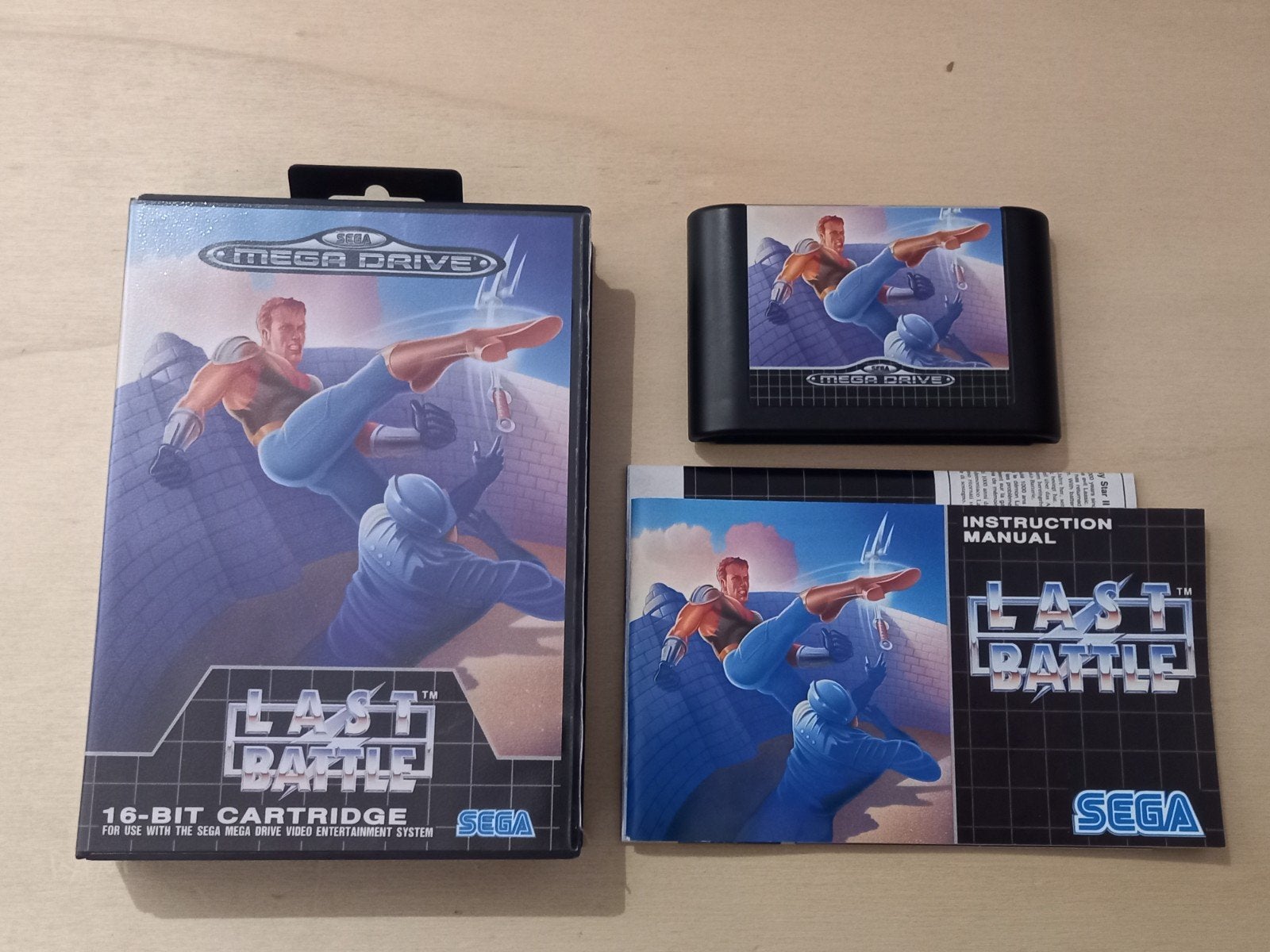 SEGA Mega Drive - Last Battle compleet, Enlèvement ou Envoi, 1 joueur, À partir de 12 ans, Combat