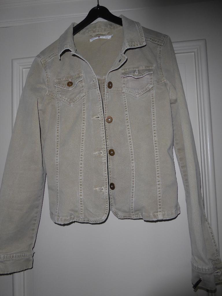 Vest jeans Tommy Hilfiger maat S, Kleding | Dames, Truien en Vesten, Tommy hilfiger, Beige, Ophalen of Verzenden, Zo goed als nieuw