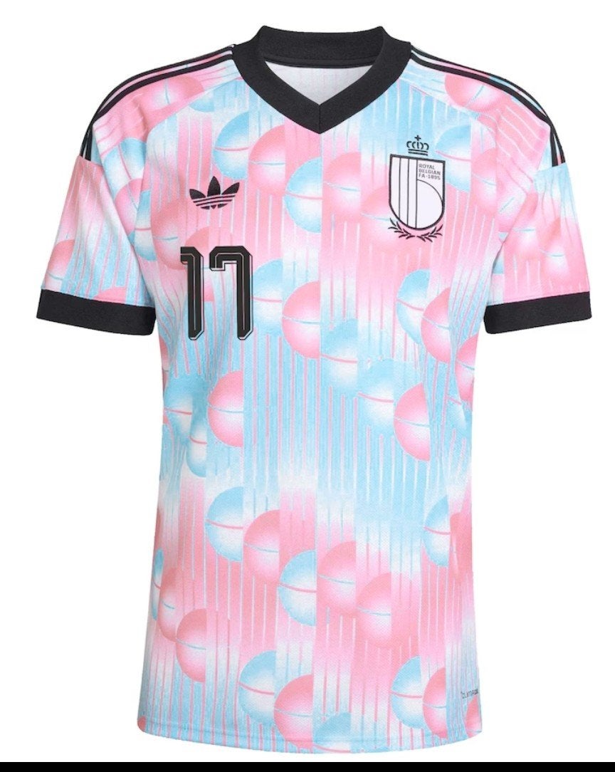 België De Ketelaere Uitshirt Origineel WorldCup Nieuw 2026, Verzenden