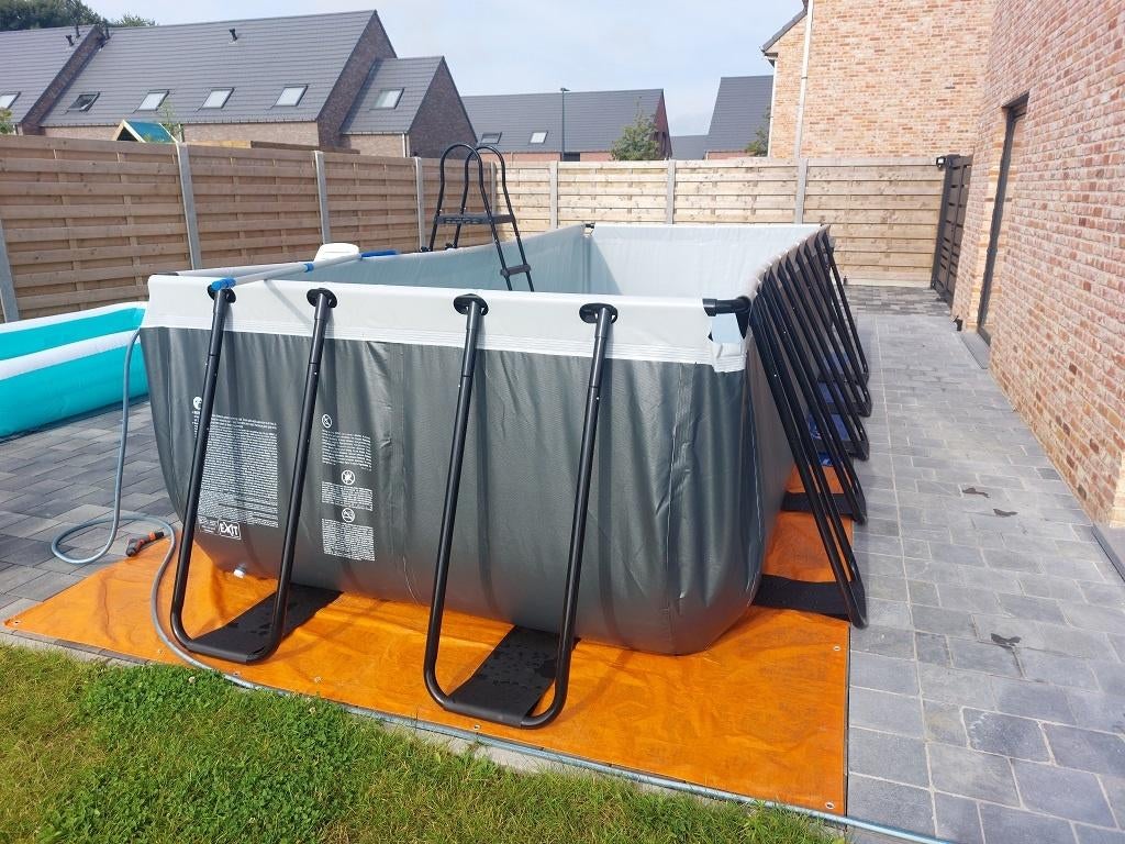 piscine hors sol Exit 540x250x122+deuxième liner+accessoires, Tuin en Terras, Zwembaden, 200 tot 300 cm, Zo goed als nieuw, Rechthoekig