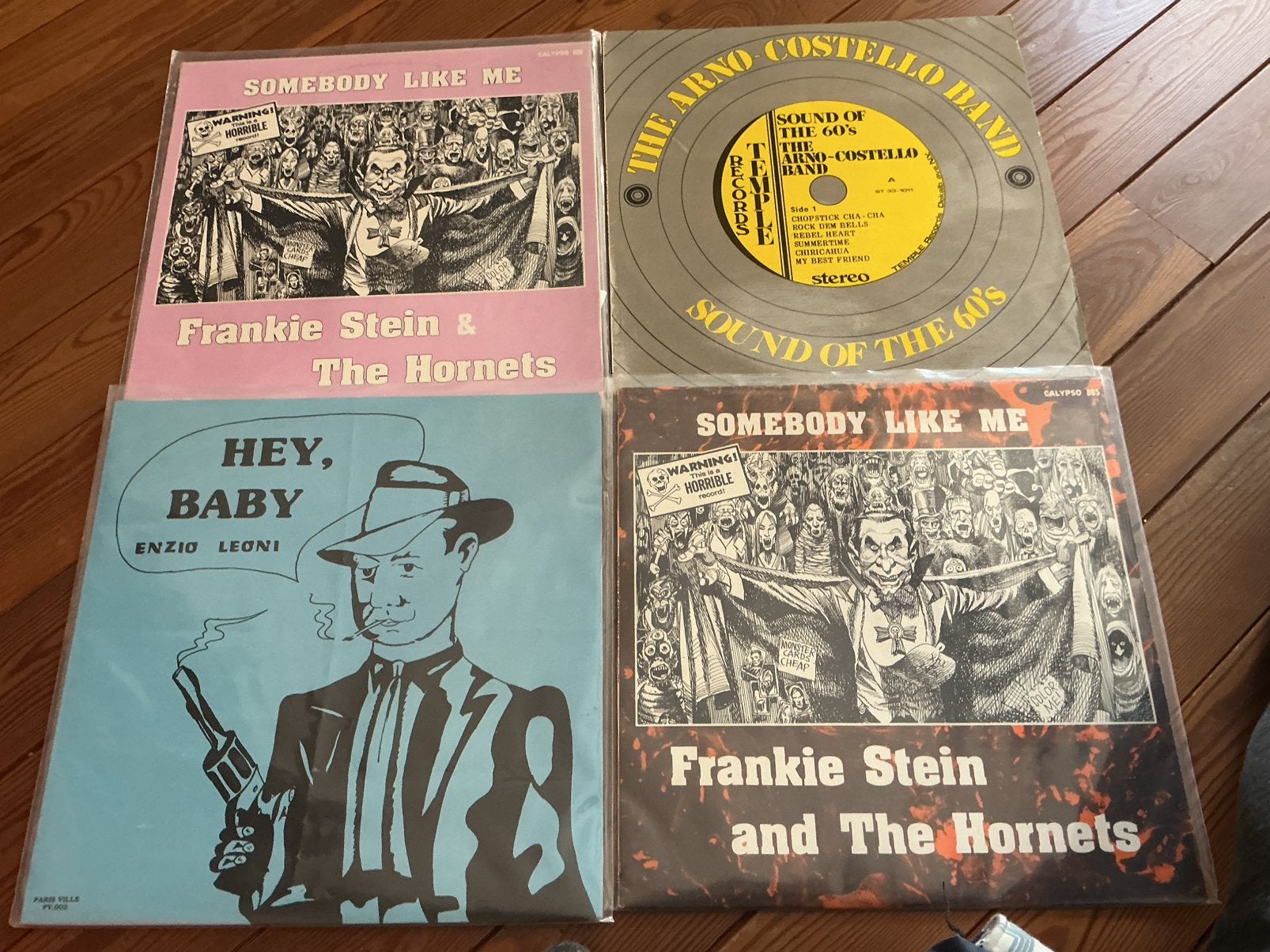 LP x 4 - Various - 4 popcorn bootlegs, Cd's en Dvd's, Vinyl | R&B en Soul, Ophalen of Verzenden, Gebruikt, LP