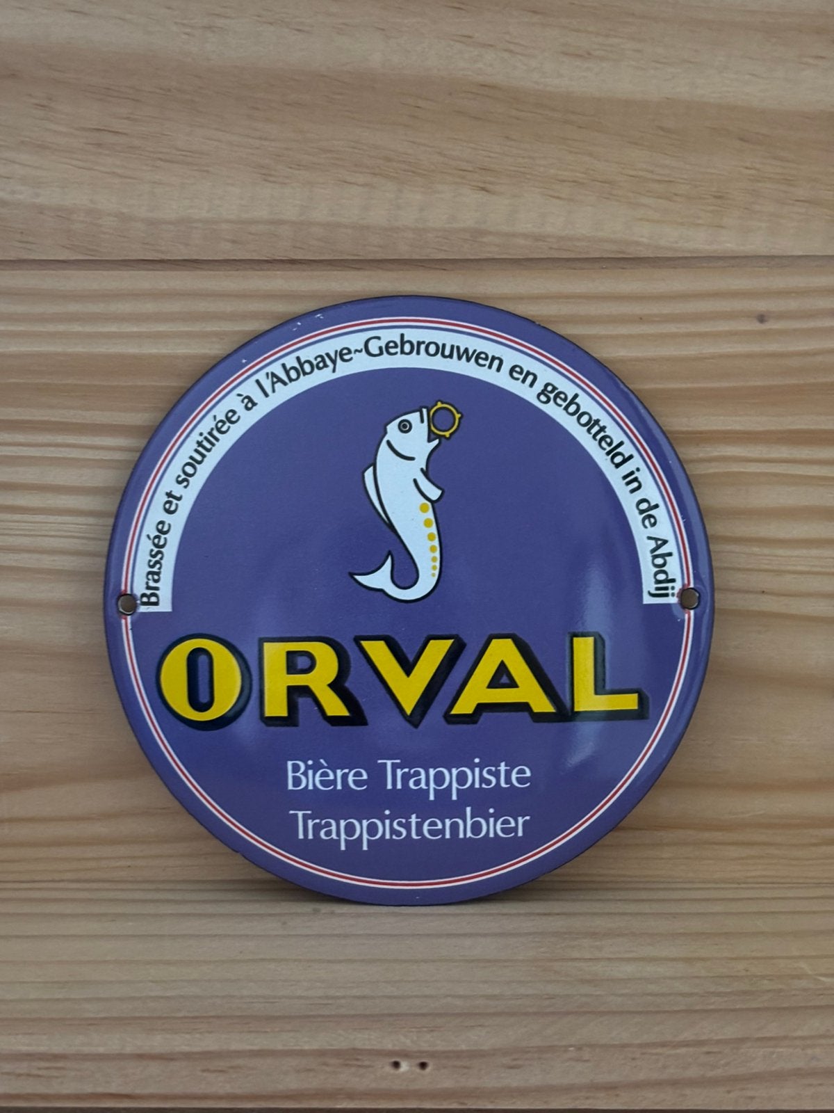 Plaque émaillée Orval, Enlèvement ou Envoi
