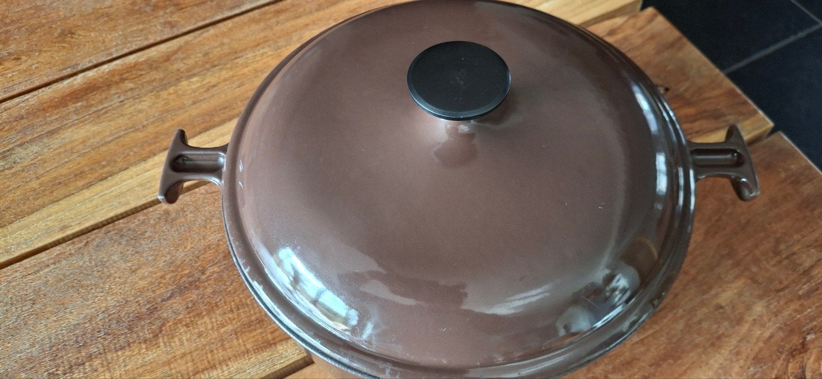 Casserole Le Creuset 29 cm marron, Enlèvement, Casserole, Le Creuset