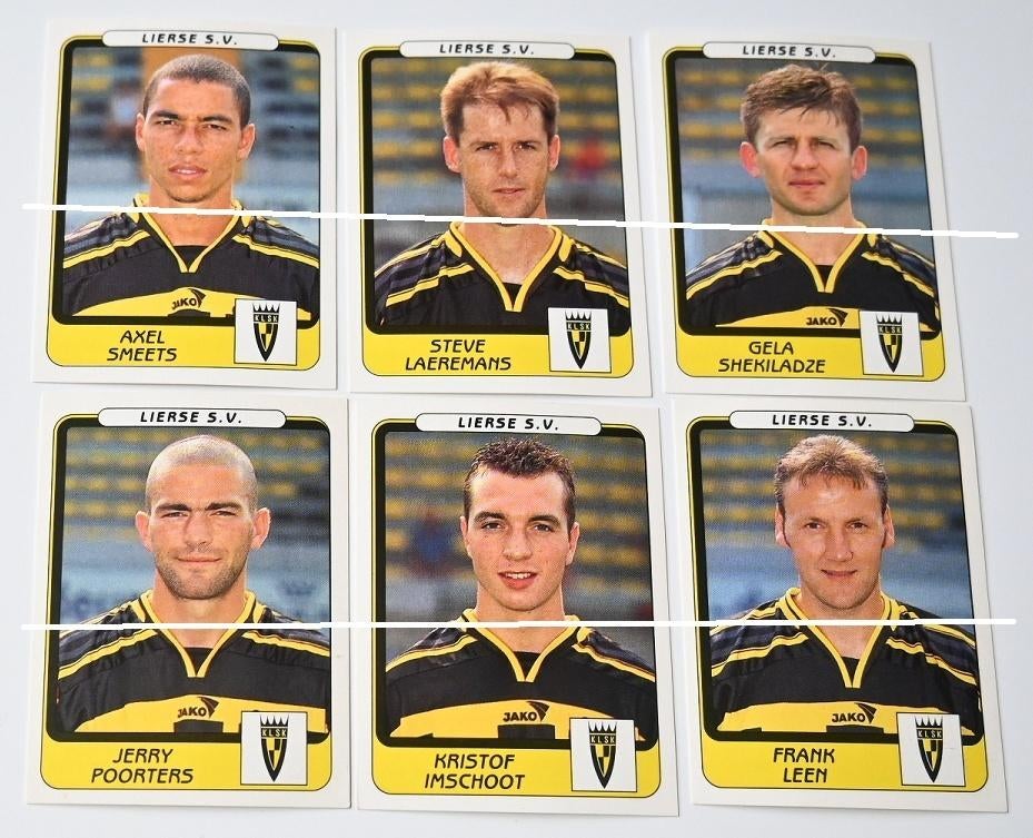 Panini / Football 2002 / Lierse S.V. / 11 stickers, Verzamelen, Verzenden, Zo goed als nieuw, Poster, Plaatje of Sticker