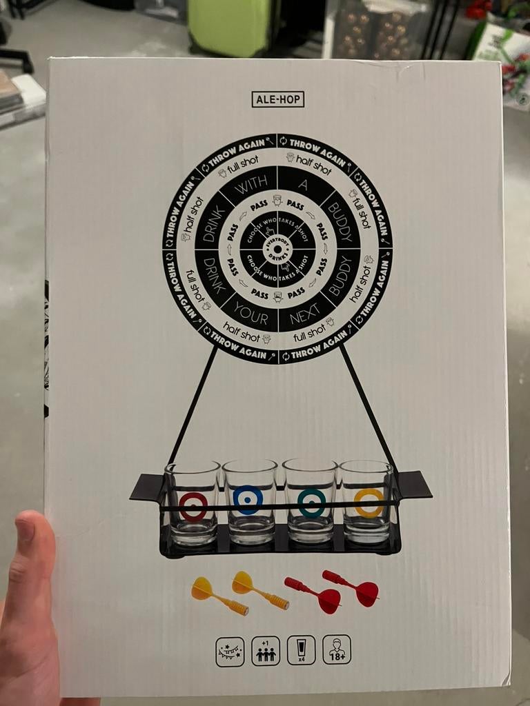 Party dartbord, Sport en Fitness, Ophalen of Verzenden, Zo goed als nieuw, Dartbord