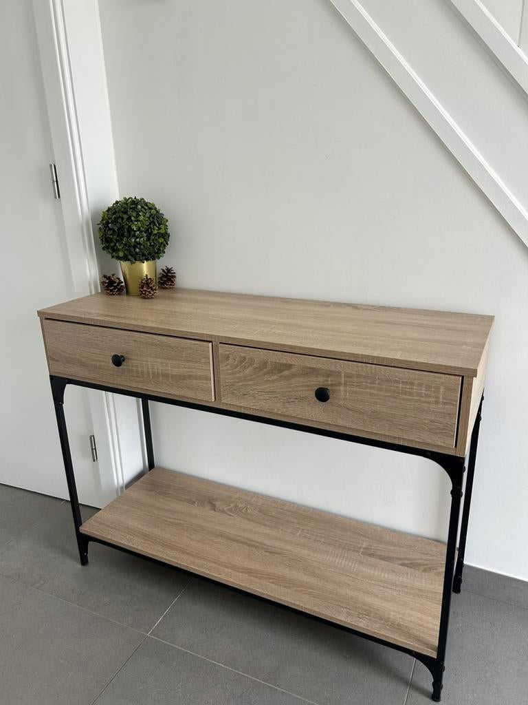 Console tafel / hal kastje, Ophalen, Zo goed als nieuw, 25 tot 50 cm, 100 tot 150 cm