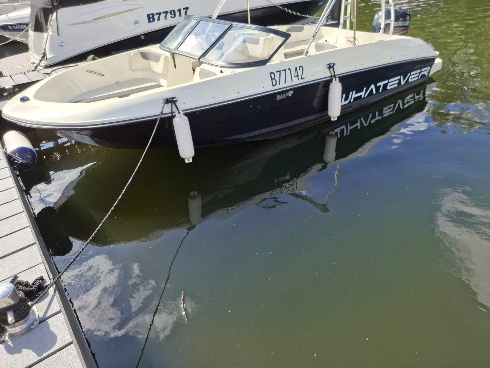 Bayliner Mercury 115 Pk met trailer, Sports nautiques & Bateaux, Essence, Bâche de protection, Utilisé, Bayliner