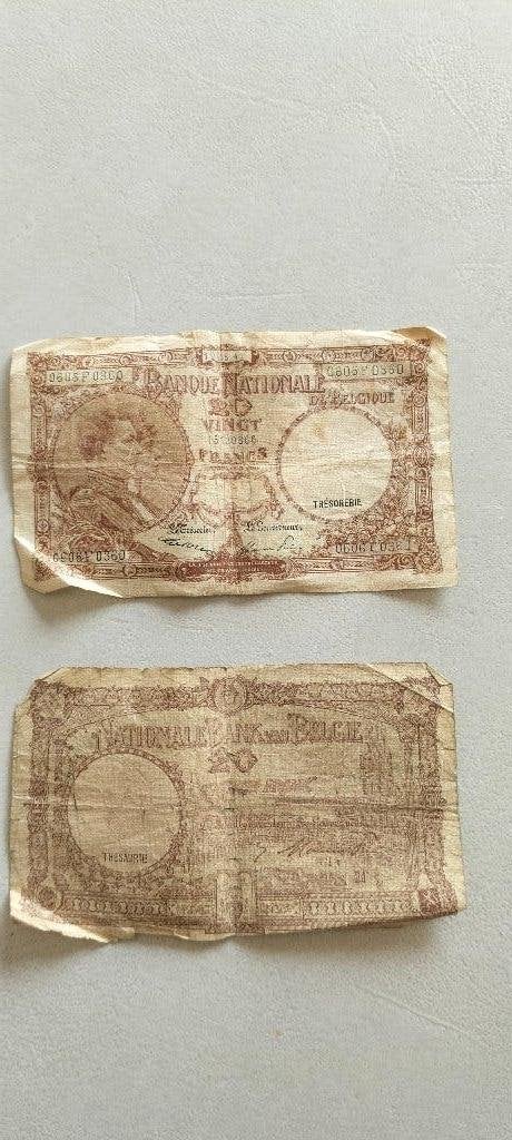 Oude bankbiljetten België, Postzegels en Munten, Ophalen of Verzenden, Los biljet