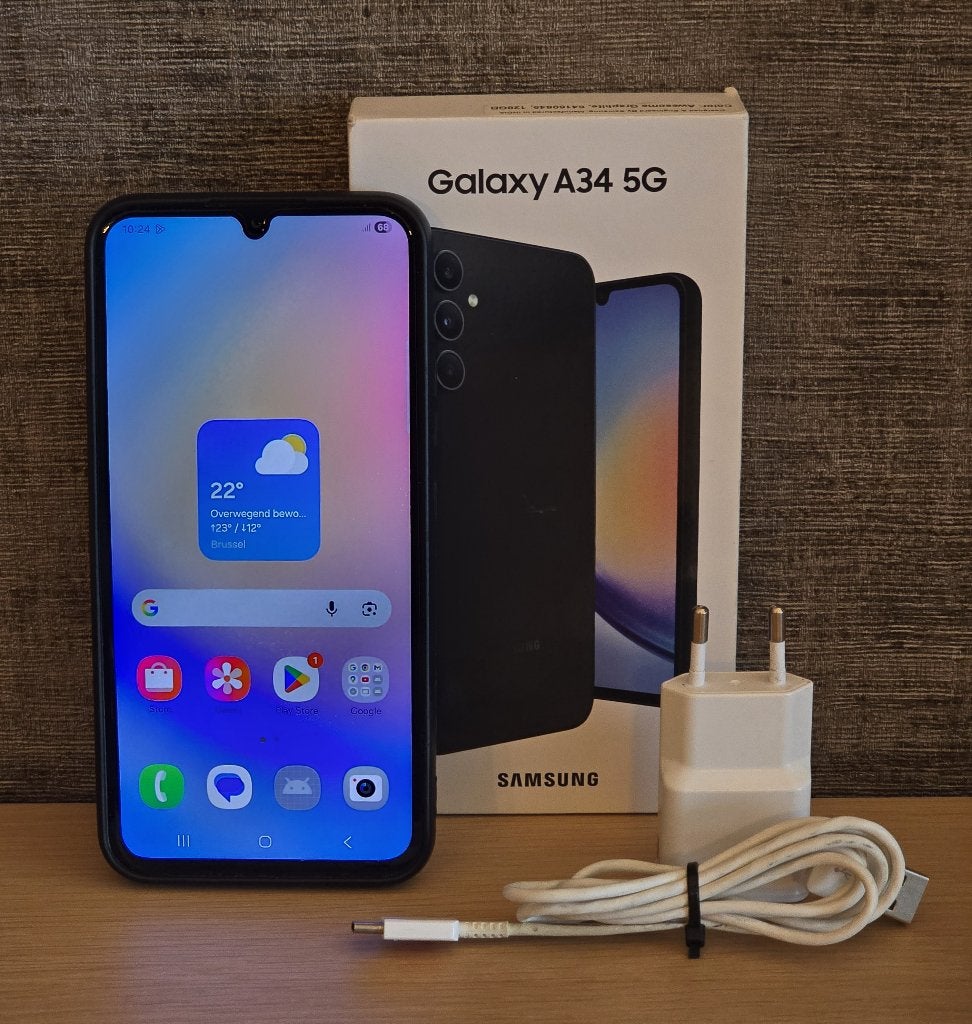 Samsung Galaxy A34 5G - perfecte staat, Zwart, Ophalen of Verzenden, Zo goed als nieuw, Galaxy A