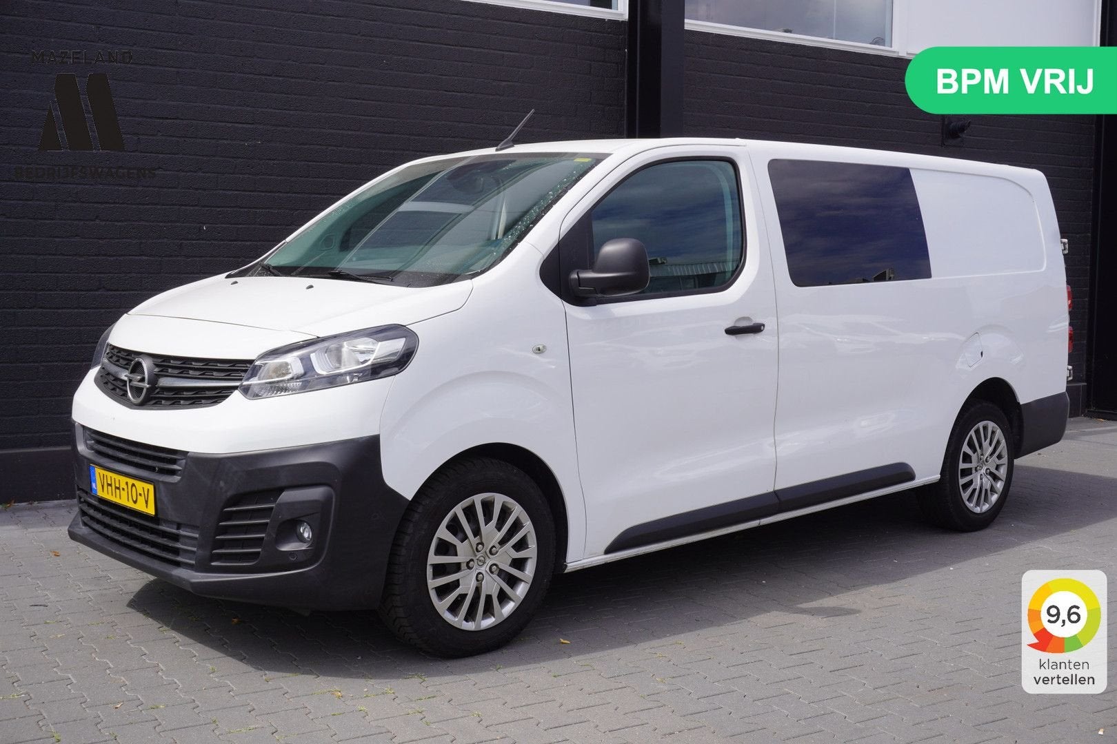 Opel Vivaro 2.0 CDTI 120PK L3 Dubbele Cabine EURO 6 - Airco, Parkeersensor, Wit, Bedrijf, 200 g/km