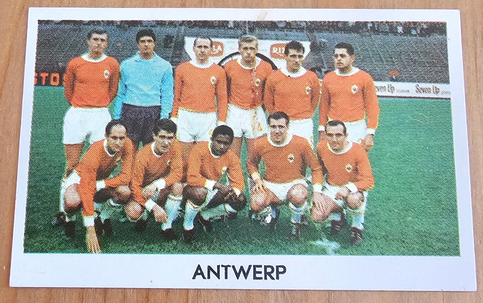 1967 Monty (pre panini) Team Antwerp FC Ongebruikt Voetbal!, Ophalen of Verzenden, Zo goed als nieuw, Plaatje