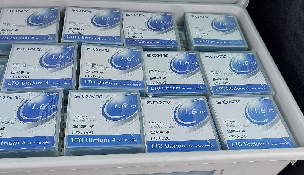 LTO-4 Sony LTO Ultrium 4 Data Cartridge LTX800G, Computers en Software, Ophalen, Gebruikt