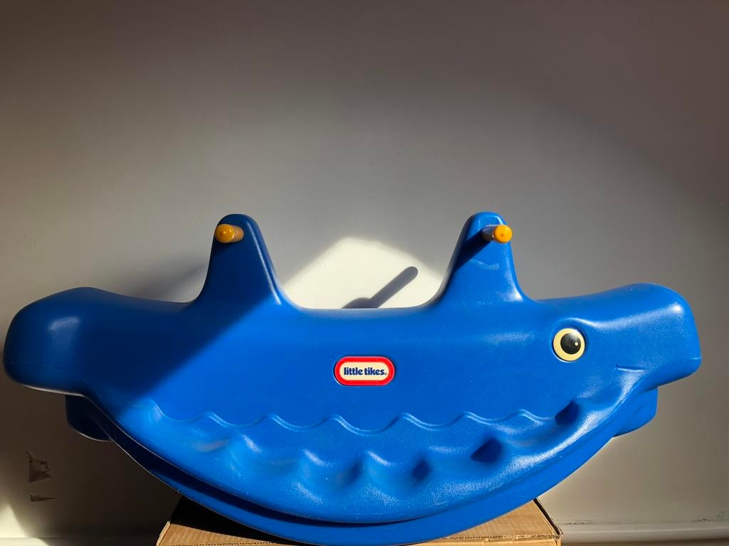 Little tikes wip blauwe walvis, Ophalen, Gebruikt