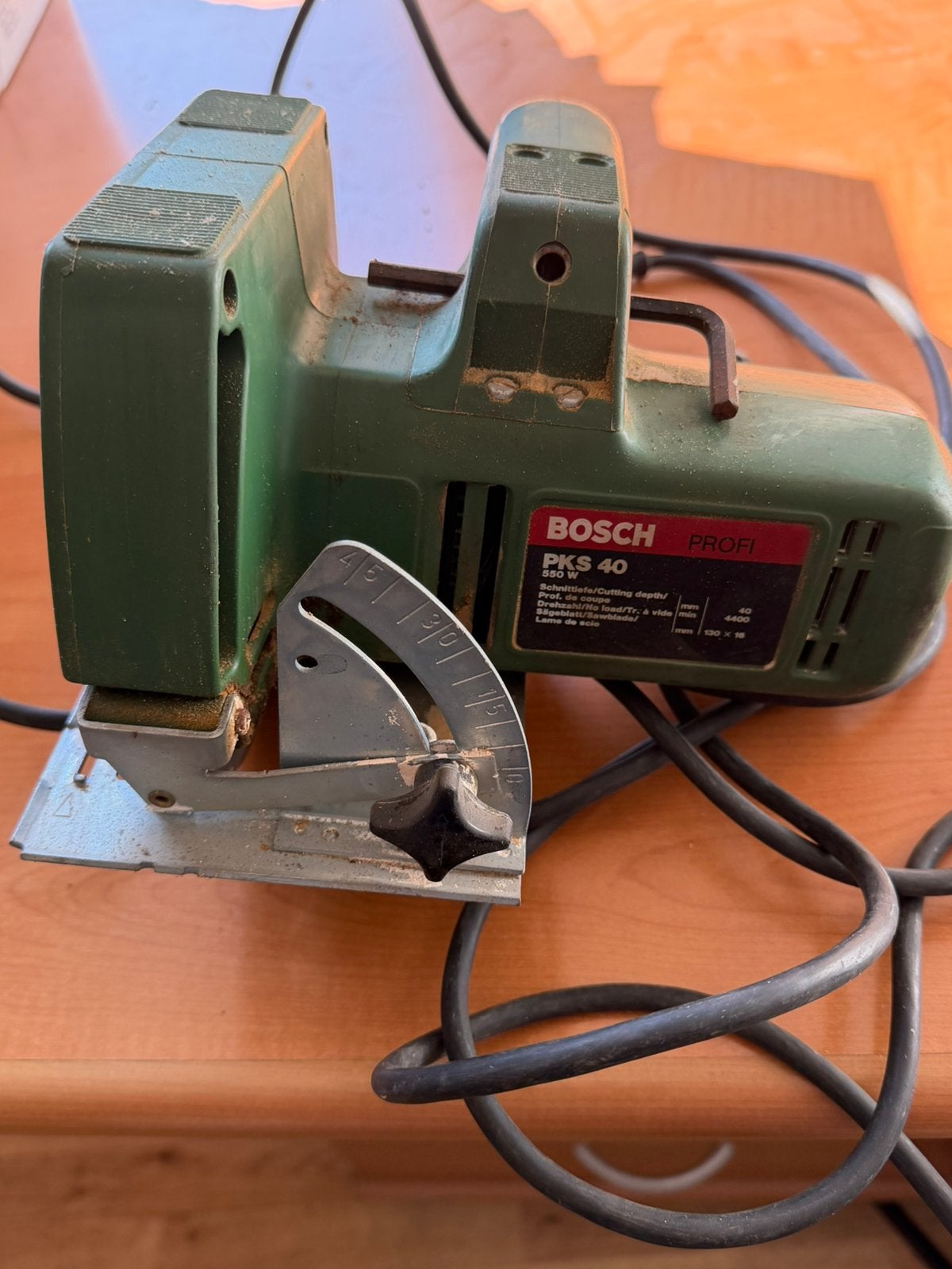 Bosch Profi PKS 40 cirkelzaag 550W, Ophalen, Gebruikt