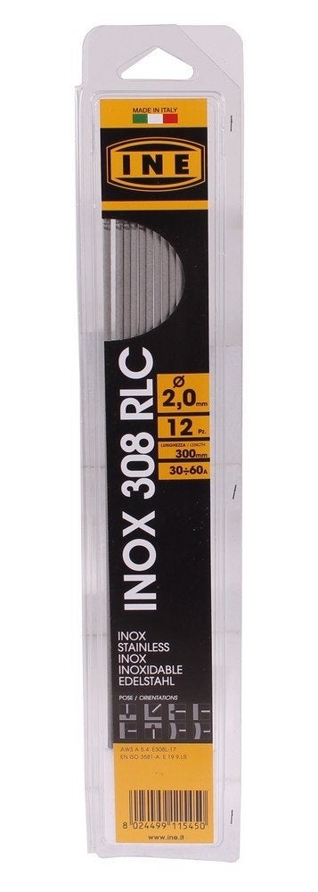 Laselektroden RVS 308RLC 2,0mm 300mm 12st, Verzenden