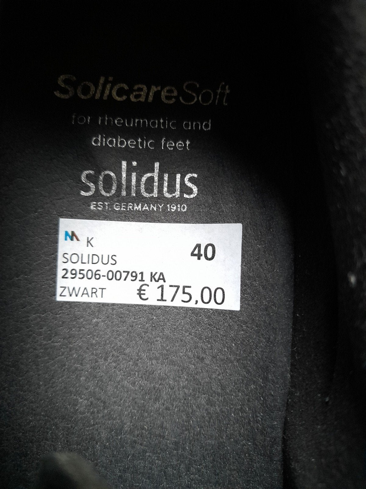 Prachtige schoenen, dames, NIEUW, leder, zwart ,, Solidus, Nieuw, Ophalen of Verzenden, Instappers