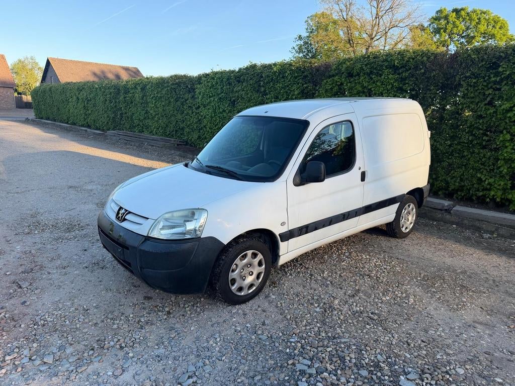 Gekeurd️✅️Peugeot Partner 2003 1.9d⛽️, Auto's, 4 deurs, Wit, Particulier, 2 zetels