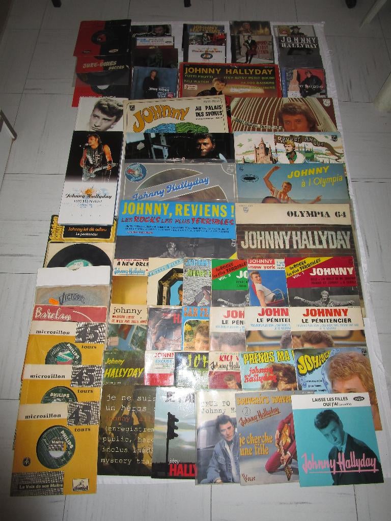 Lot Johnny Hallyday : Vinyles et CD, CD & DVD, Vinyles | Rock, Utilisé, Rock and Roll, Enlèvement ou Envoi