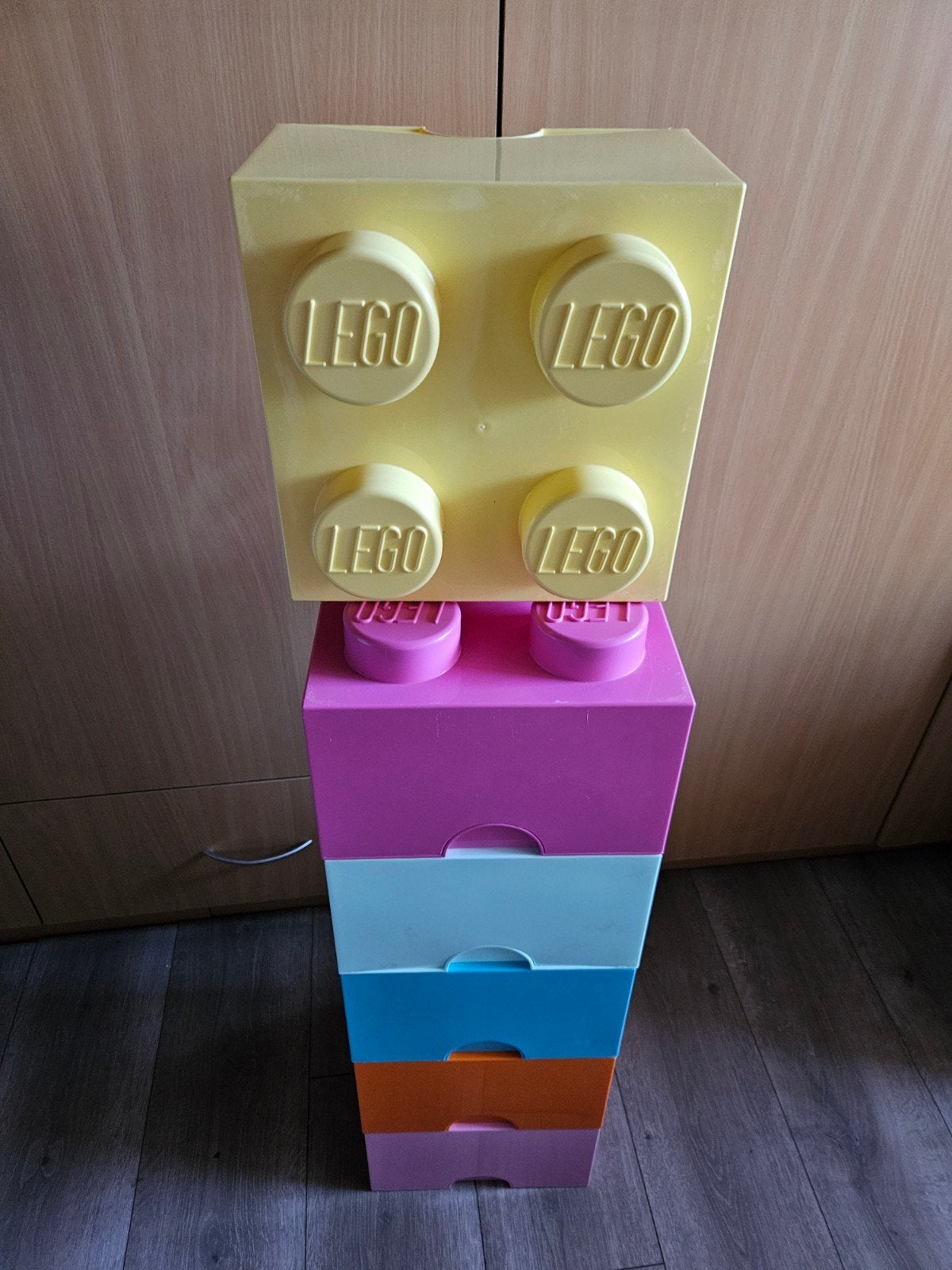 6 lego opbergdozen, Ophalen, Zo goed als nieuw, Overige merken