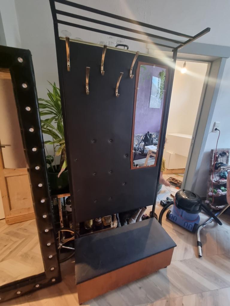 Retro kapstok /wandkapstok /halkast, Huis en Inrichting, Woonaccessoires | Kapstokken, Ophalen, Overige materialen, Gebruikt, Staande kapstok