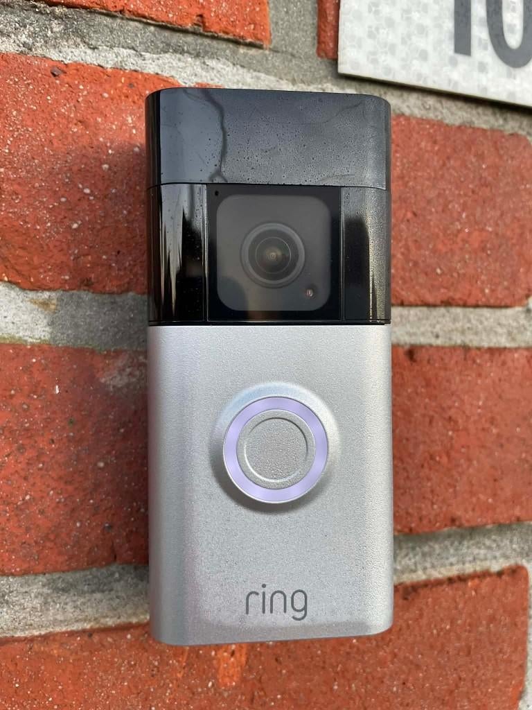 Sonnette vidéo Ring Battery Pro, Maison & Meubles, Enlèvement ou Envoi, Compatible avec les smartphones, Comme neuf, Filaire