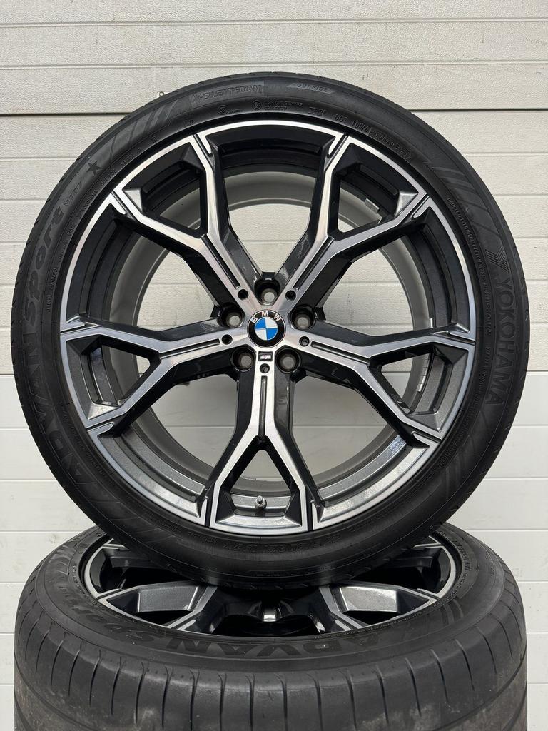 21’’ BMW X5 X6 G05 G06 VELGEN ZOMERBANDEN ORIG 741M, Gebruikt, -, 275 mm, -